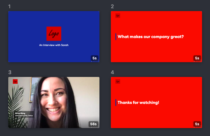 A preview of the Vocal Video platform in action.