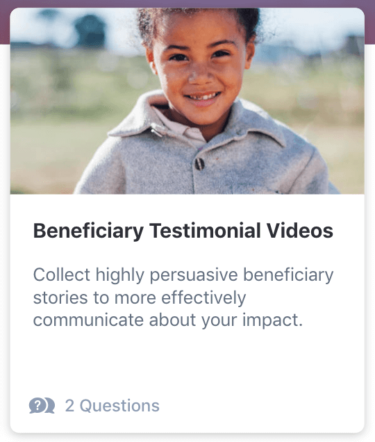 Beneficiary Testimonials