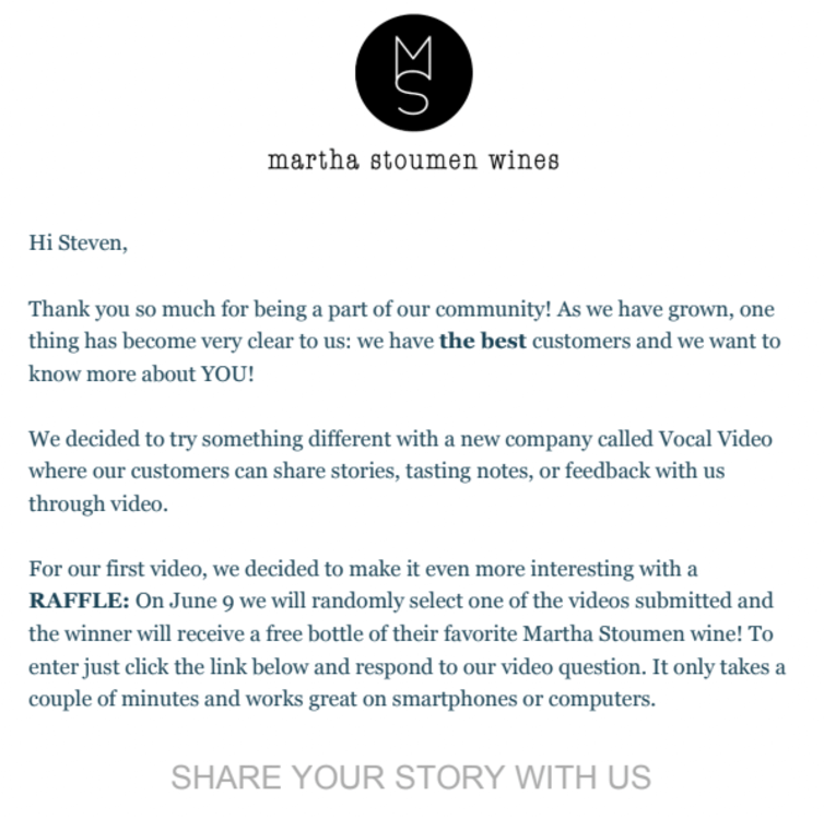 Martha Stoumen Wines: Share your story with us!