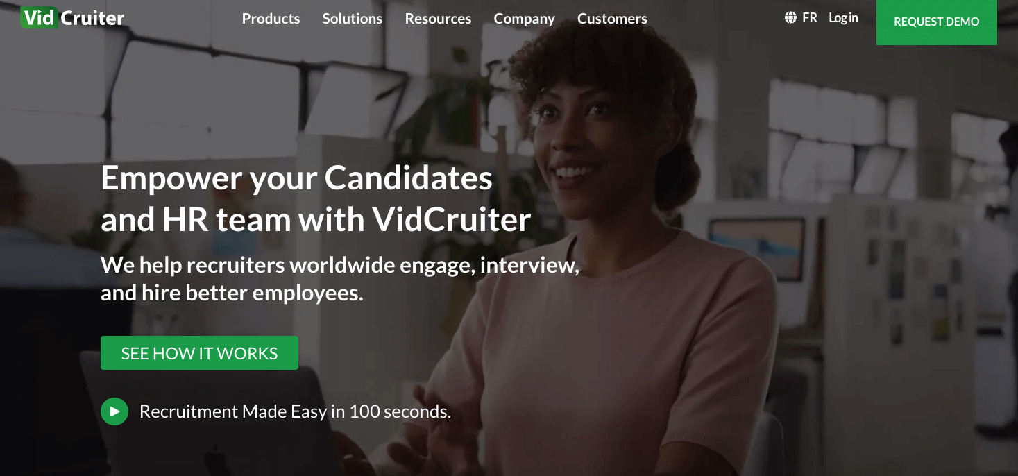 VidCruiter homepage