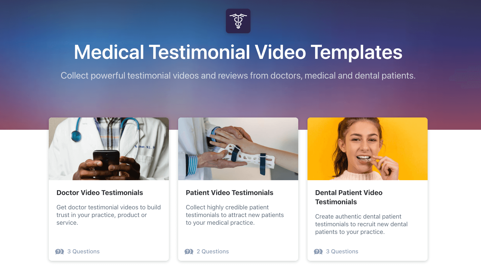 Medical Testimonial Video Templates