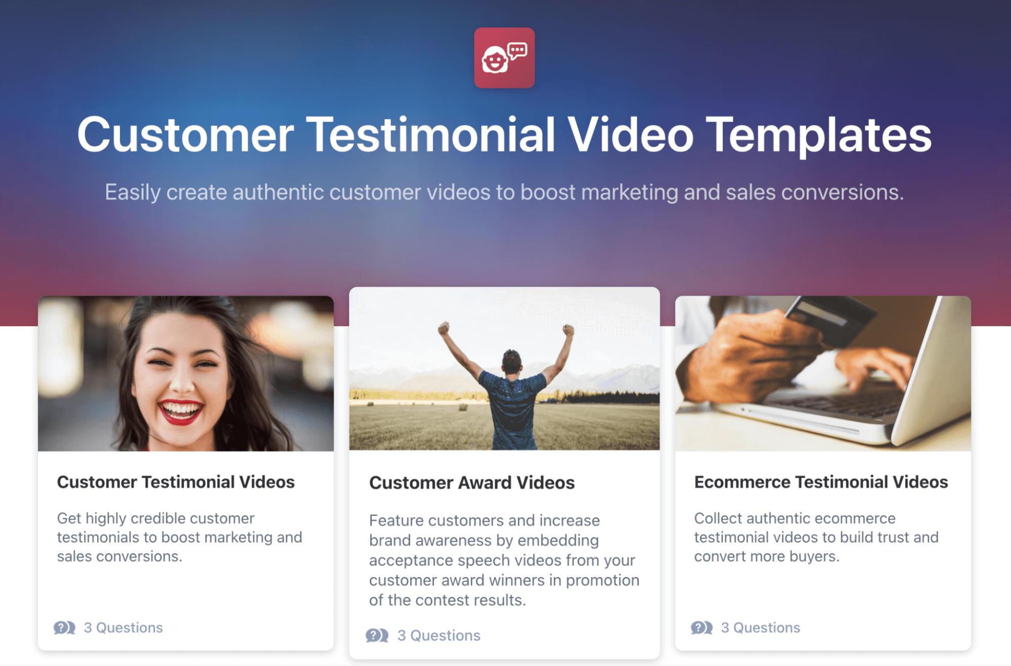 Customer Testimonial Video Templates