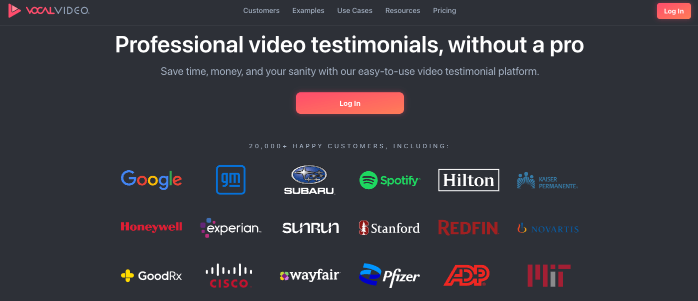 Vocal Video: Professional video testimonials, without a pro