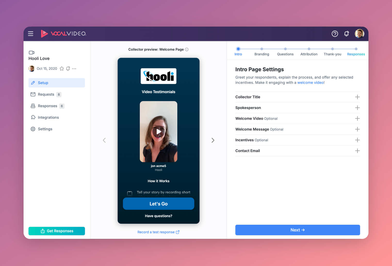 Huge update: Create video collectors with AI, send video request emails, automate video requests, and more