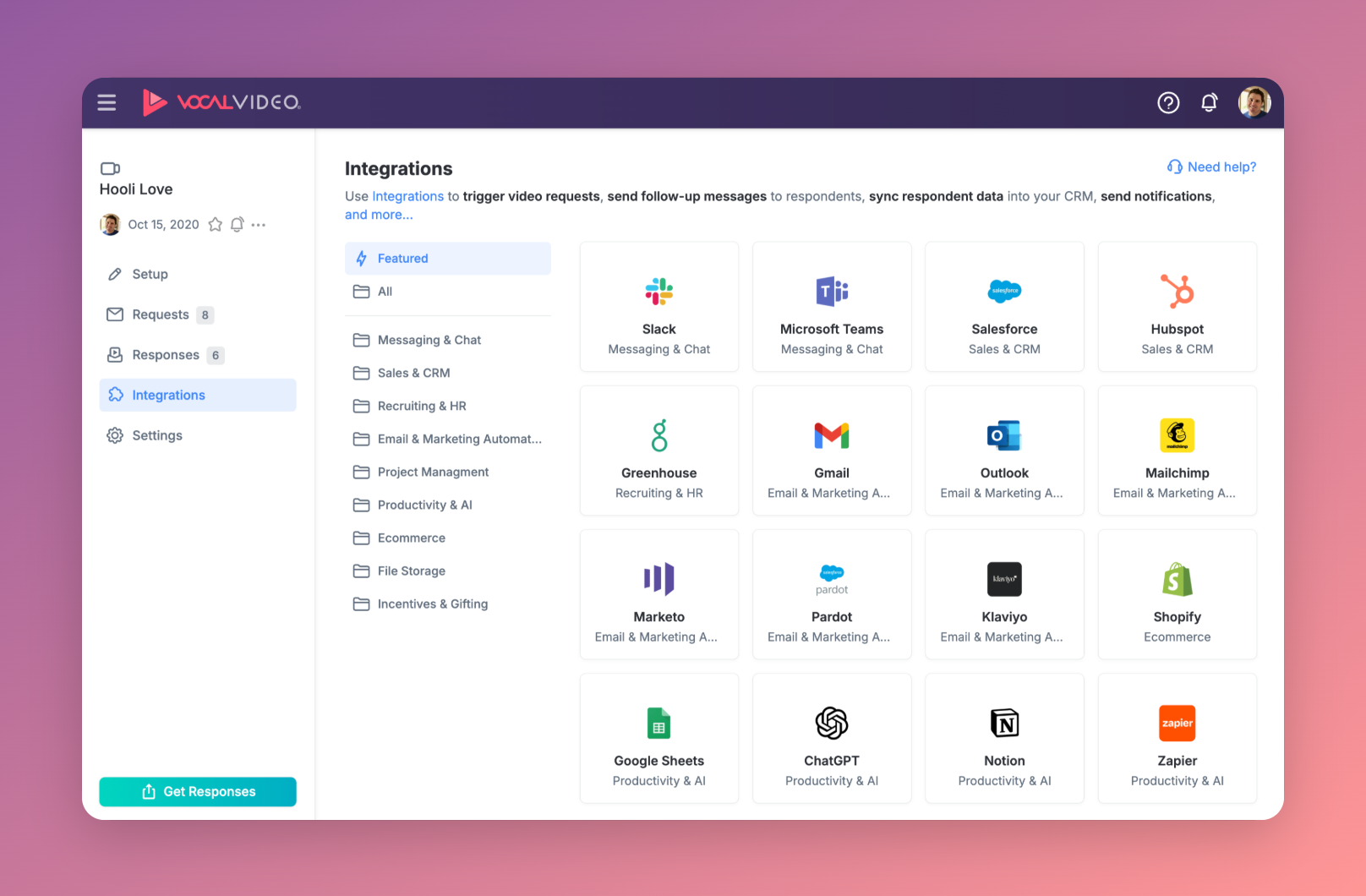Huge update: Create video collectors with AI, send video request emails, automate video requests, and more