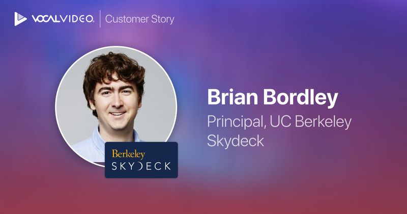 How U.C. Berkeley SkyDeck Showcases their Competitive Differentiation with Video Testimonials