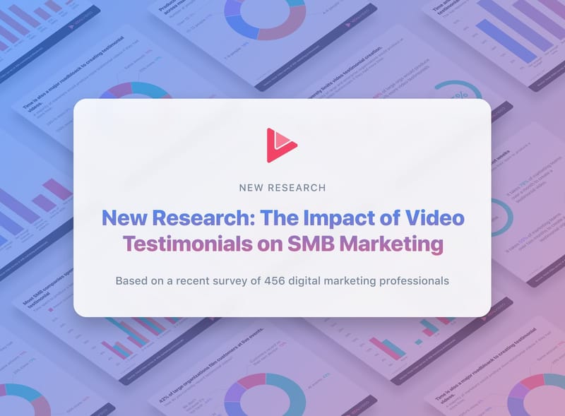 The Impact of Video Testimonials on SMB Marketing: 2026 Survey Findings